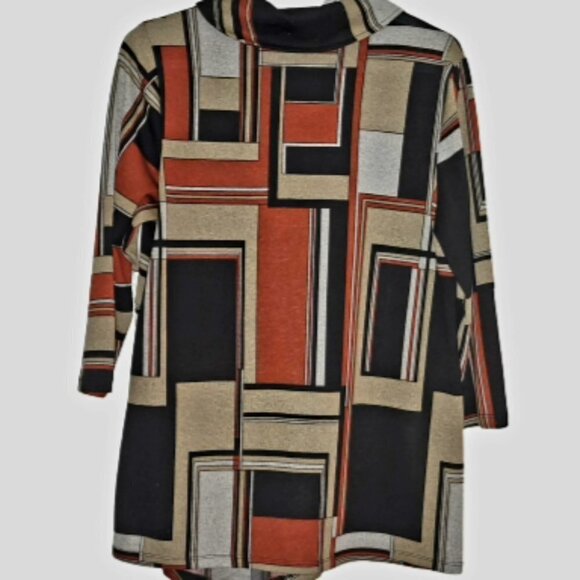 Vintage emotion 70 look  jersey tunic - Picture 4 of 6